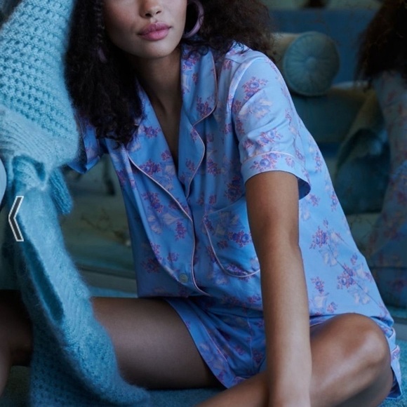 LoveShackFancy x Morgan Lane Katelyn Fiona Pj Set Size Medium - Picture 2 of 14